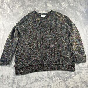 Multicolored vintage knit sweater